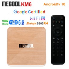 MECOOL KM6 Deluxe ATV Android 10 S905X4 4G 64...