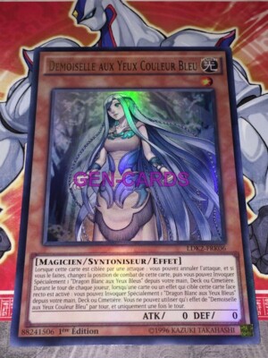 Yu Gi Oh Karte MÄDCHEN MIT BLAUEN AUGEN FARBE LDK2-FRK06
