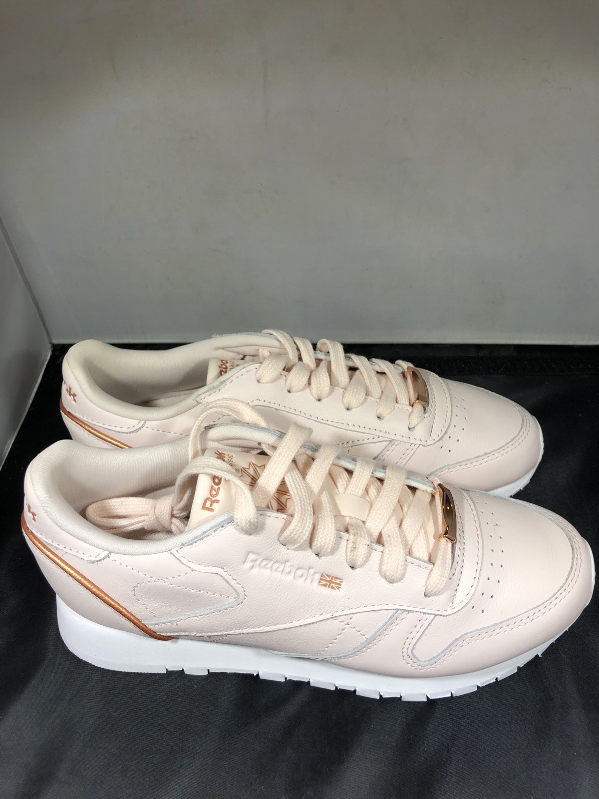reebok classic rose gold