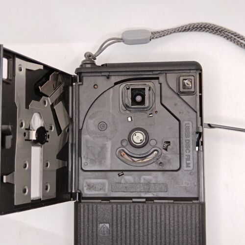 Vintage Kodak Disc 6000 Kamera schwarz mit Trageriemen funktioniert aber kein Film getestet - Bild 5 von 9