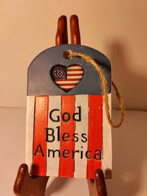 God Bless America Wall Plaque