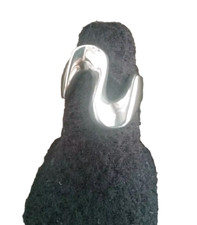 Erick's Sterling Silver Wavy Ring Taxco.925 Size 7.5