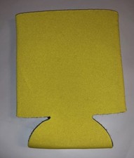 Yellow Can Cooler Huggie Koozie Blank Lot 12 Summer Screenprint Sublimation Fun