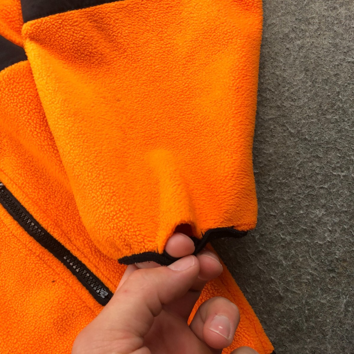 Tennessee Volunteers Jacket Mens XL Orange Embroidered Logo Fleece