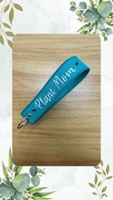 Fabric Plant Mom Wristlet Keychain
