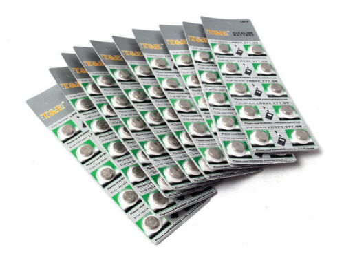 100 x AG13, G13, SR44, LR44, A76, V13GA, PX76A, 357 Alkaline Button Batteries UK - Picture 1 of 3