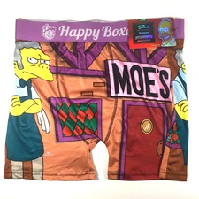 Performance Boxer Briefs The Simpsons Men's Size Large Moe's Tavern