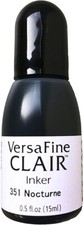 Tsukineko VERSAFINE PIGMENT INK PAD Water Resistant FULL SMALL Pad Re-Inker VF