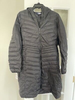 Lands' End Women's Ultralight Packable Long Down Coat Size