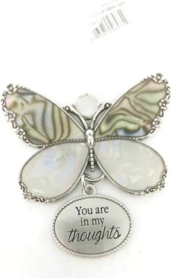 Strength from within Butterfly Ornament - 2.5 Inches - YOU ARE IN MY THOUGHTS