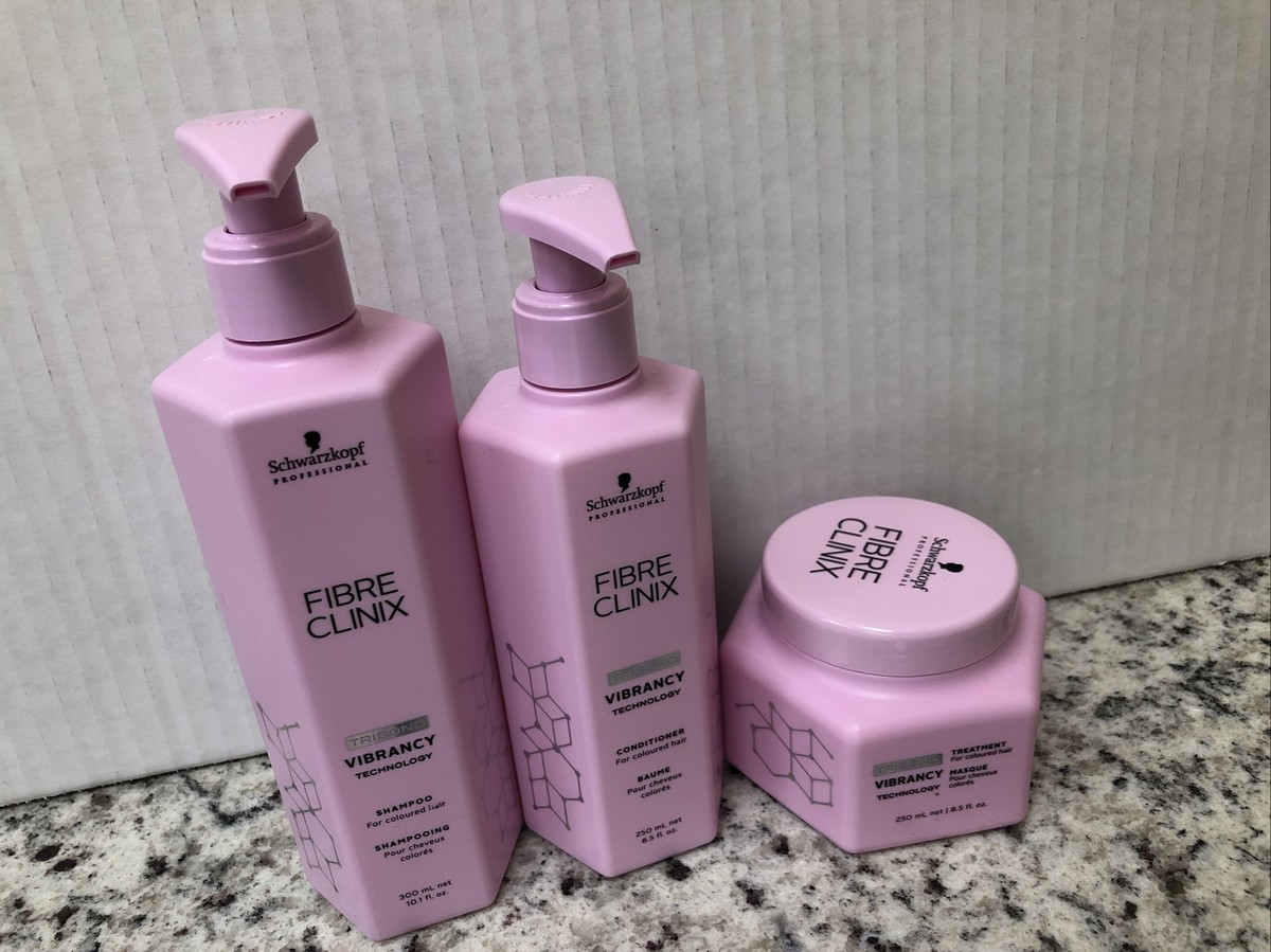 Schwarzkopf Fibre Clinix Tribond Vibrancy Shampoo, Conditioner