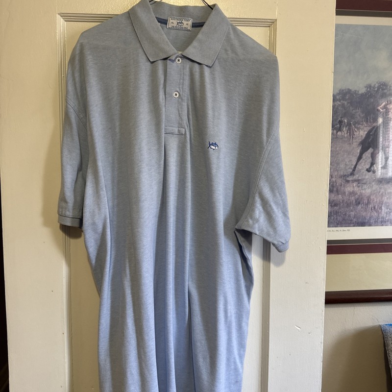 Mens XL Light Blue Southern Tide Vineyard Vines Shirt. Short Sleeve