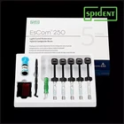 Spident EsCom250 Nanohybrid Composite Resin System Dental Kit 5x4g syr Free Ship