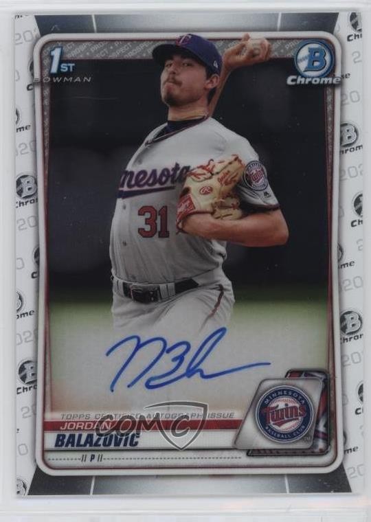 2020 Bowman Chrome Prospect Auto Jordan Balazovic #CPA-JB Auto