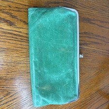 Hobo International Double Frame Lauren Green Clutch Wallet