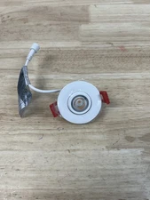 US Lighting A1-27-WH Axis 1'' Recessed Gimbal LED Downlight - 2700K - Bright Whi