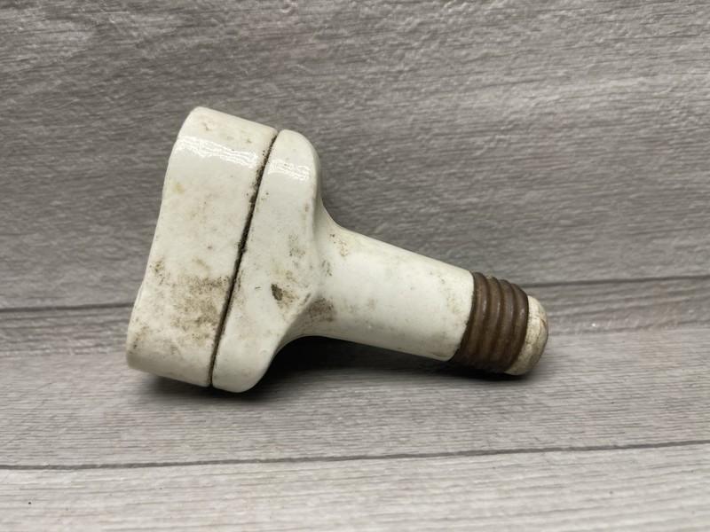 Vintage Porcelain Double Plug Socket 1916?