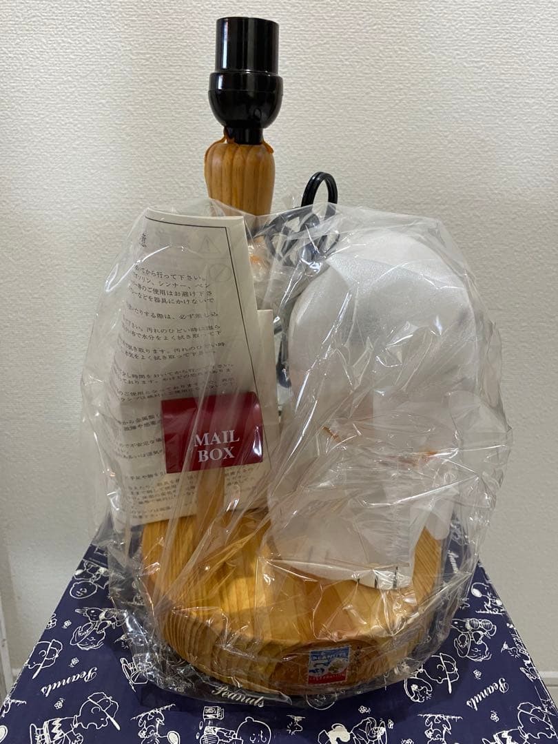 SNOOPY 50th Anniversary Table Lamp Vintage 2000 Model Limited 