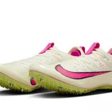 Nike Zoom Superfly Elite 2 "Sail Pink/Lt Lemon Unisex Track Spike sz 12.5
