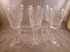 Galway Clifden Crystal 6-3/4" Red Wine Glasses - Set of 6 - Very Nice!