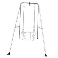 Swing Stand for Kids,Baby Swing Frame, Toddler Heavy Duty A-Frame Metal White