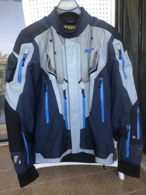 Klim Badland Pro Motorradanzug, blau und grau, Größe M. Wie Neu.
