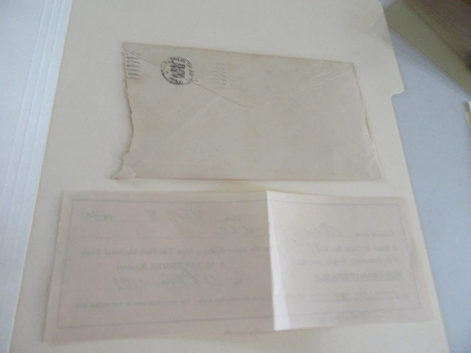 1930 Envelope & Proof Of Claim From First National Bank Of St. Petersburg, FL - Image 2 of 2