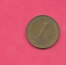 AUSTRIA AUSTRIACA KM2886 1991 EN MUY BUEN ESTADO-MUY FINA MONEDA DE CHELÍN ANTIGUA DE COLECCIÓN