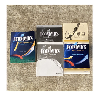 A Beka Book Economics: Work & Prosperity Christian Perspective 3rd Ed Set