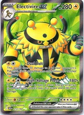 Electivire ex - Holo Ultra Rare SV10: Destined Rivals 212/182 NM