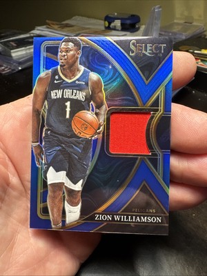 2022-23 Select Zion Williamson  GAME WORN Patch  49/75 New Orleans Pelicans