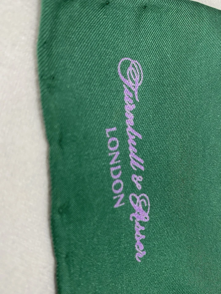 PAÑUELO DE BOLSILLO VERDE TURNBULL & ASSER. 17". Ec Foto 2 de 4