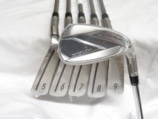 New TaylorMade Stealth Iron Set 5-PW KBS Max MT 85g Stiff Flex Steel Shafts