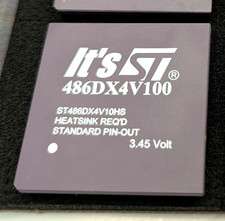 NOS Vintage 486 CPU | ST 486DX4V100 | 100MHz |  3.45V | Keramik CPU Goldpins
