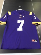 Tyrann Mathieu (Honey Badger)  LSU 2010-2011 Nike Purple Stitched  Large Jersey