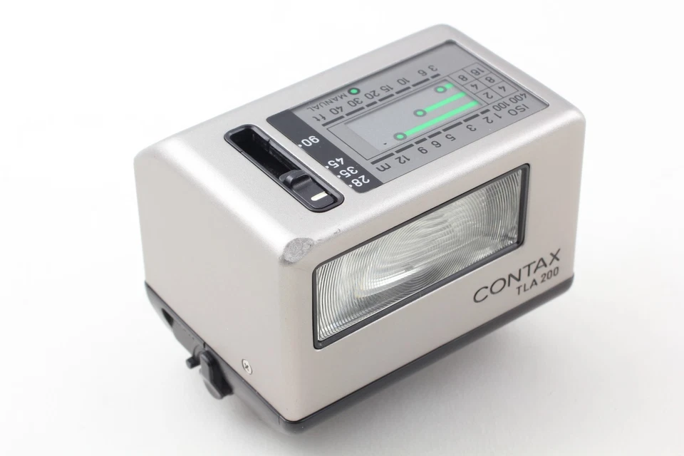 [Near MINT] Contax TLA200 Silver Shoe Mount Flash For G1 G2 From JAPAN - Image 4 of 4