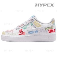 Nike Air Force 1 Low top Kids' Skateboarding Shoes Men IO9739-100 New Size