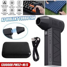 130000 RPM Compressed Air Duster Electric Cleaner Rechargeable Cordless Blower