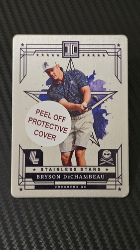 2024 Panini Impeccable Liv Golf - Stainless Stars Bryson DeChambeau #2/54 - Bild 1 von 2