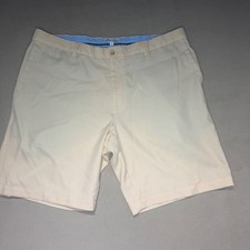 Peter Millar Crown Sport MS22BB88 Shorts Mens 38 Orange Melon Performance Golf