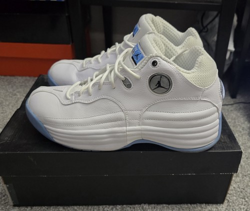 Size 8 - Jordan Jumpman Team 1 White University Blue USED 644938-107 - Picture 3 of 5
