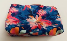 New Floral Makeup Bag 8 1/8" x 5" x 2 3/8" One  Other