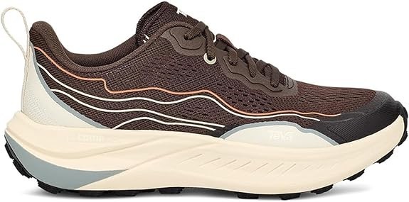 Zapatilla baja Teva Trailwinder para mujer - marrón chocolate/abedul, talla 7 EE. UU.