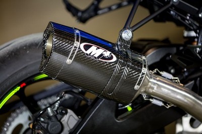 Tech1 Carbon Fiber & Titanium Full Exhaust M4 SU9154T For 17-24 Suzuki GSXR1000