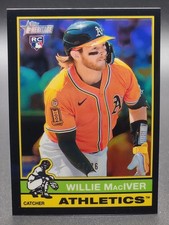 Willie MacIver 2025 Heritage High Number Rookie #533 Black Refractor #'d 35/76