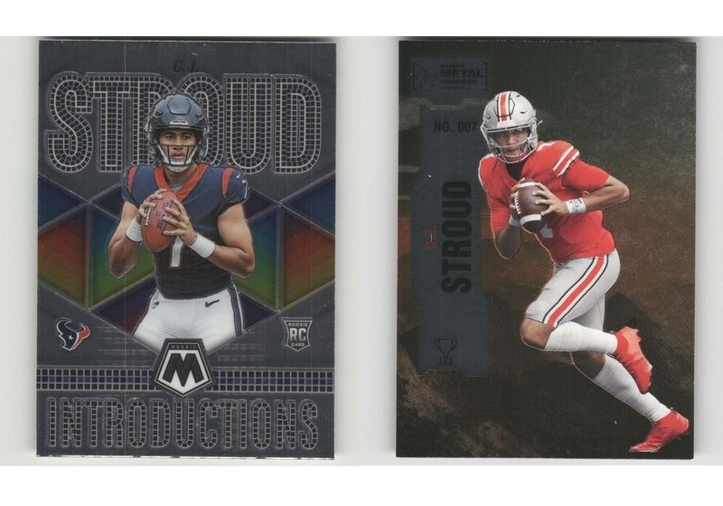 C.J. Stroud Football Card 2 Card LOT