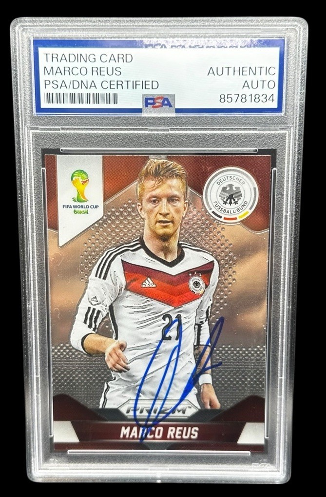 Marco Reus Signed 2014 Panni Prizm World Cup Autographed PSA Auto