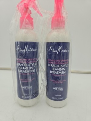 SHEA MOISTURE 2 Pack Miracle Styler Leave In Treatment 8 Fl Oz NEW