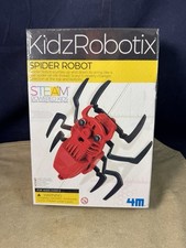 4M KidzRobotix Steam Powered Spider Robot Steam Powered Kids Ages 8  SEALED 