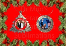 PRESIDENT TRUMP 2025 Christmas Ornament - choose your style, Tree or Round